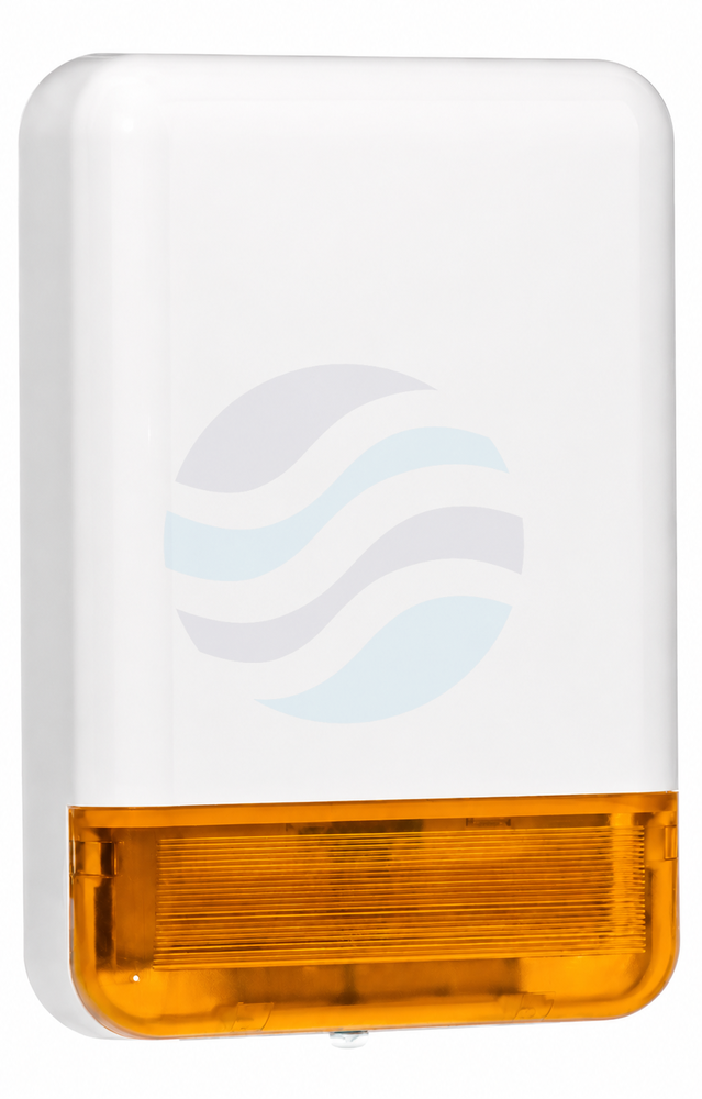 SATEL SPL-2030 O Zewnętrzny sygnalizator optyczno-akustyczny 120 dB, superjasne diody LED, przetwornik piezoelektryczny, pomarańczowy 1