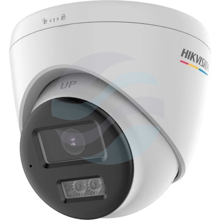 Hikvision DS-2CE72KF3T-LS (2.8mm) Kamera 4w1 5Mpix 3K kopułkowa 2.8mm, 0.0005lux, F1.0, ColorVu, Smart Hybrid Light, IP67, WDR 130dB, IR/LED do 40m, mikrofon, TVI/AHD/CVI/CVBS, biała 1