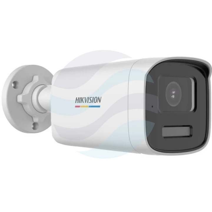 Hikvision DS-2CE10KF3T-LS (2.8mm) Kamera 4w1 5Mpix 3K bullet 2.8mm, 0.0005lux, F1.0, ColorVu, Smart Hybrid Light, IP67, WDR 130dB, IR do 30m / LED do 20m, mikrofon, TVI/AHD/CVI/CVBS, biała 1