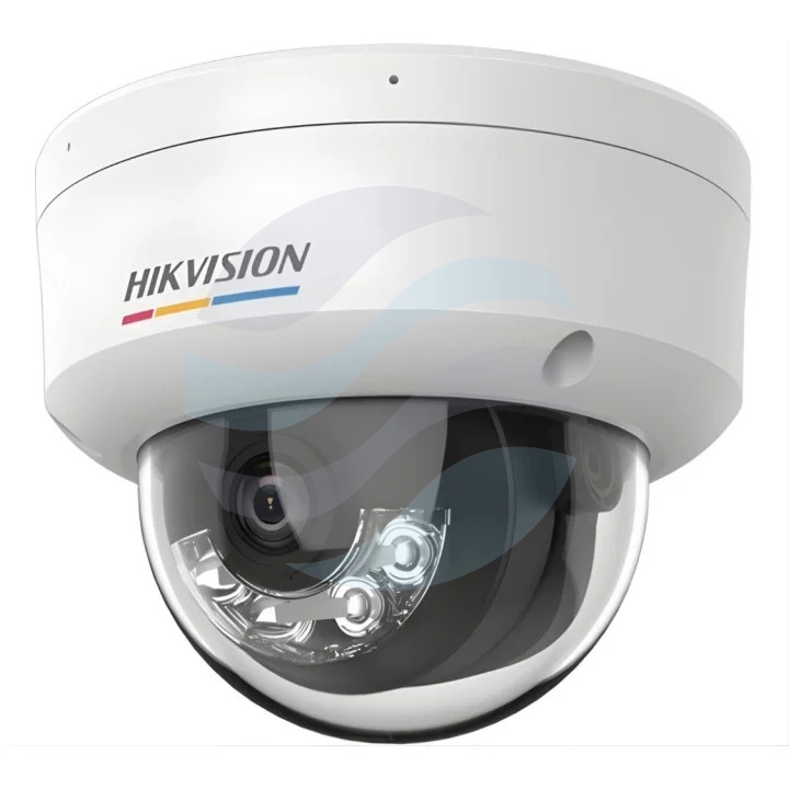 Hikvision DS-2CD1147G3H-LIUF (2.8mm) (PL) Kamera IP 4Mpix kopułkowa 2.8mm, ColorVu 3.0, Smart Hybrid Light, HikAI-ISP, IP67, IK08, WDR 120dB, IR/LED do 30m, mikrofon, mSD do 512GB, AI, biała 1