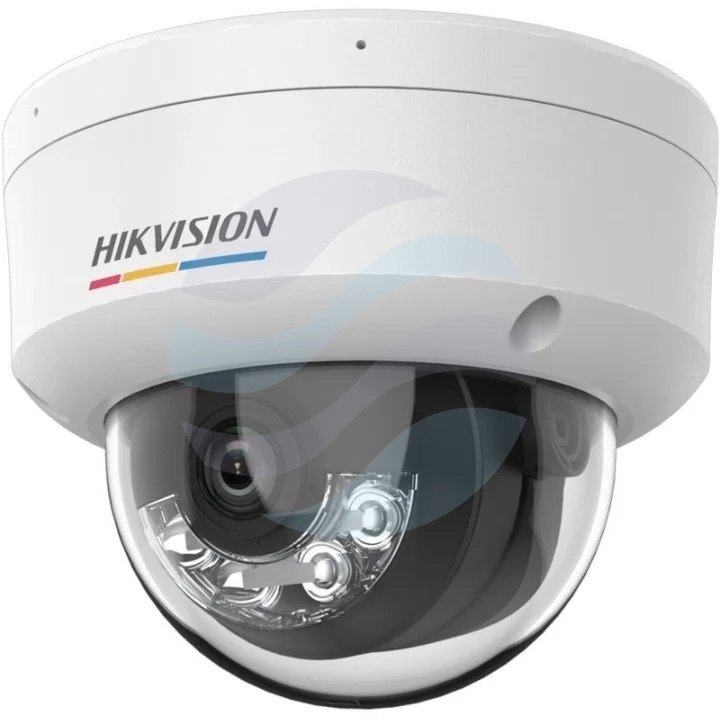 Hikvision DS-2CD1167G3-LIU (2.8mm) Kamera IP 6Mpix kopułkowa 2.8mm, 0.0005lux, F1.0, ColorVu 3.0, Smart Hybrid Light, IP67, IK08, WDR 120dB, IR/LED do 30m, mikrofon, AI, biała 1