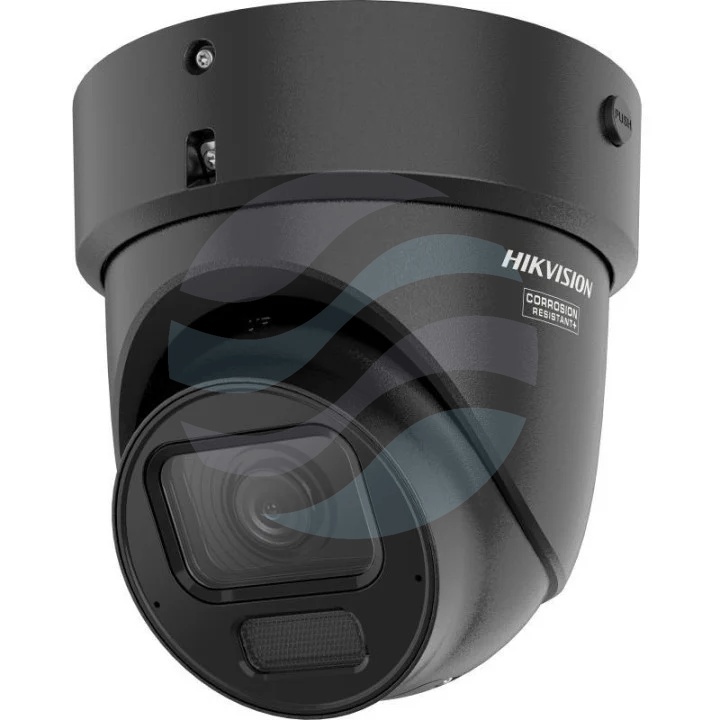 Hikvision DS-2CD2H86G2H-IZSY (2.8-12mm) (eF) (BLACK) Kamera IP 8Mpix kopułkowa motozoom 2.8-12mm, 0.0008lux, F1.2, DarkFighter, AcuSense, IP67, IK10, NEMA 4X, WDR 120dB, IR do 40m, audio 1/1, alarm 1/1, mSD do 512GB, AI, czarna 1