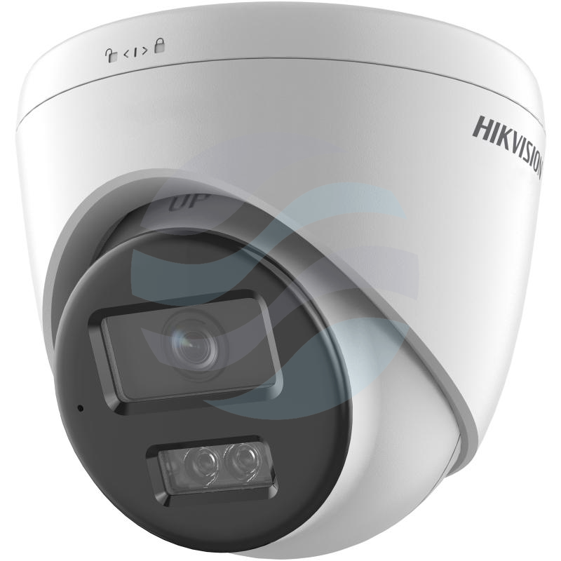 Hikvision DS-2CD3381G2-LIUF (2.8mm) Kamera IP Smart Hybrid Light 8Mpix kopułowa 2.8mm, 0.005lux, F2.0, Motion Detection 2.0, IR LED/LED biały do 40m, WDR 120dB, mSD do 512GB, IP67, mikrofon, AI, biała 1