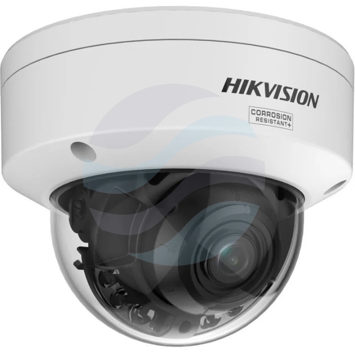 Hikvision DS-2CD27123G2-LIZS2UY (2.8-12mm) Kamera IP 12Mpix kopułkowa motozoom 2.8-12mm, 0.005lux, F1.2, Smart Hybrid Light, IP67, IK10, NEMA 4X, WDR 120dB, IR/LED do 40m, mikrofon, alarm 1/1, mSD do 512GB, AI, biała 1