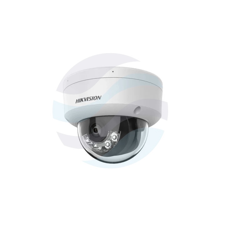 Hikvision DS-2CD1143G2-LIU(2.8mm) Kamera IP 4Mpix kopułkowa 2.8mm, Smart Hybrid Light, MD 2.0, WDR 120dB, IR LED/LED biały do 30m, mikrofon, IP67, IK08, biała 1