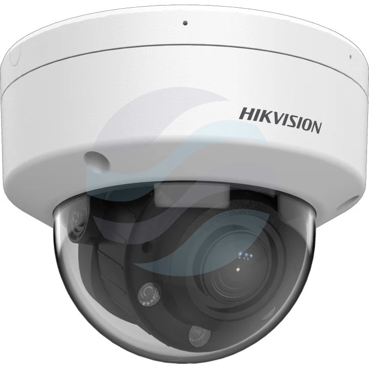 Hikvision DS-2CD1743G2-LIZU (2.8-12mm) Kamera IP 4Mpix kopułkowa motozoom 2.8-12mm, 0.005lux, F1.6, Smart Hybrid Light, IP67, IK08, WDR 120dB, IR/LED do 30m, mikrofon, mSD do 512GB, AI, biała 1