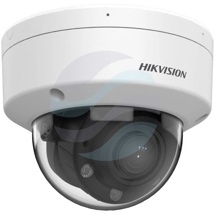 Hikvision DS-2CD1743G2-LIZSU (2.8-12mm) Kamera IP 4Mpix kopułkowa motozoom 2.8-12mm, 0.005lux, F1.6, Smart Hybrid Light, IP67, IK08, WDR 120dB, IR/LED do 30m, mikrofon, alarm 1/1, mSD do 512GB, AI, biała 1