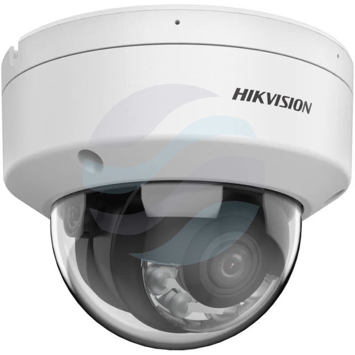 Hikvision DS-2CD2167G2H-LISU (2.8mm) (eF) Kamera IP 6Mpix kopułkowa 2.8mm, 0.0005lux, F1.0, ColorVu, Smart Hybrid Light, AcuSense, IP67, IK10, WDR 130dB, IR/LED do 30m, mSD do 512GB, mikrofon, wej./wyj. audio i alarmowe, AI, biała 1