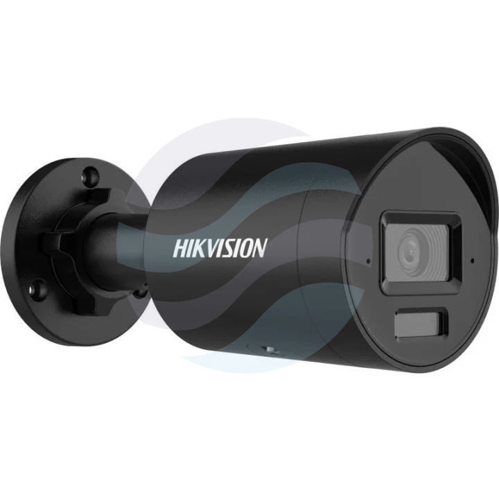 Hikvision DS-2CD2083G2-LI2U(2.8mm)(BLACK)(PL) Kamera IP 8Mpix 4K bullet 2.8mm, 0.005lux, F1.6, Smart Hybrid Light, AcuSense, WDR 120dB, IR LED/LED biały do 40m, mSD do 512GB, 2x mikrofon, IP67, czarna 1