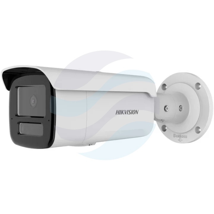 Hikvision DS-2CD2T83G2-4LI (4mm) (PL) Kamera IP 8Mpix bullet 4mm, 0.005lux, F1.6, Smart Hybrid Light, AcuSense, IP67, IK10, WDR 120dB, IR/LED do 80m, mSD do 512GB, AI, biała 1