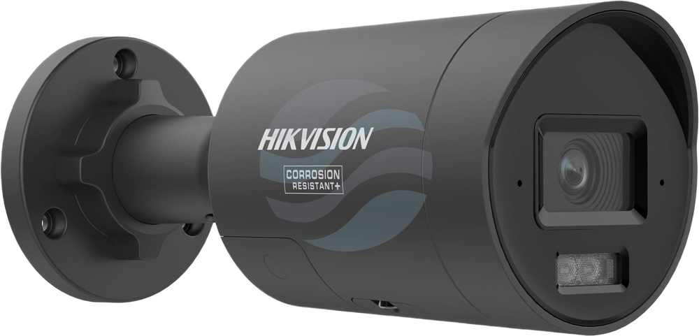 Hikvision DS-2CD2067G3-LI2UY/SL (2.8mm) (BLACK) (PL) Kamera IP 6Mpix bullet 2.8mm, 0.0005lux, F1.0, HikAI-ISP, ColorVu 3.0, AcuSense 3.0, Live Guard, IP67, NEMA 4X, WDR 130dB, IR LED / LED biały do 40m, 2x mikrofon, głośnik, mSD do 512GB, AI, czarna 1