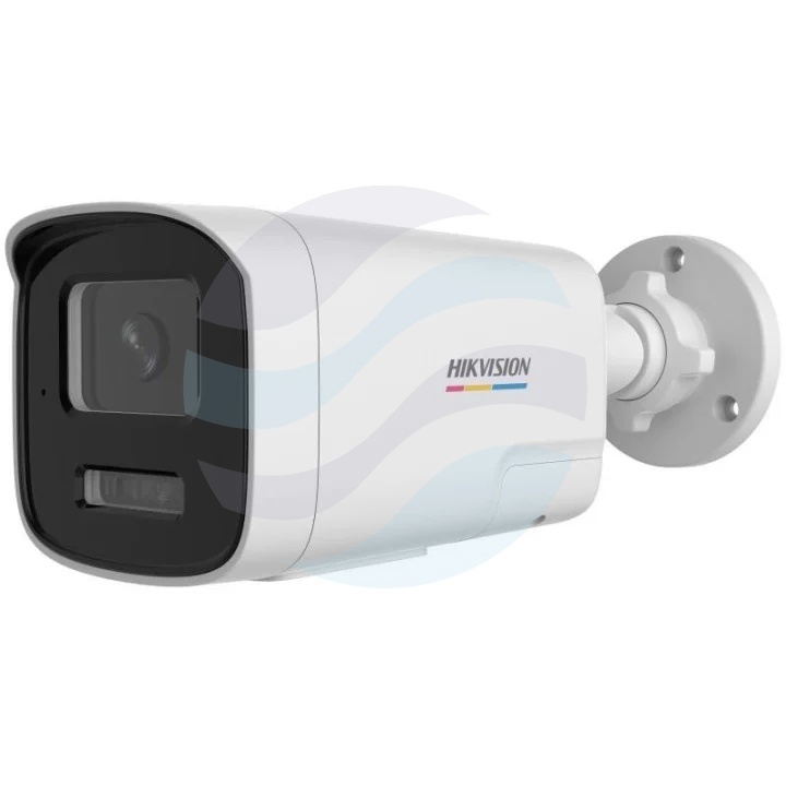 Hikvision DS-2CD1T47G3-LIUF/SL (2.8mm) Kamera IP 4Mpix bullet 2.8mm, 0.0005lux, F1.0, ColorVu 3.0, Smart Hybrid Light, Live Guard, IP67, WDR 120dB, IR/LED do 50m, mikrofon, głośnik, mSD do 512GB, AI, biała 1