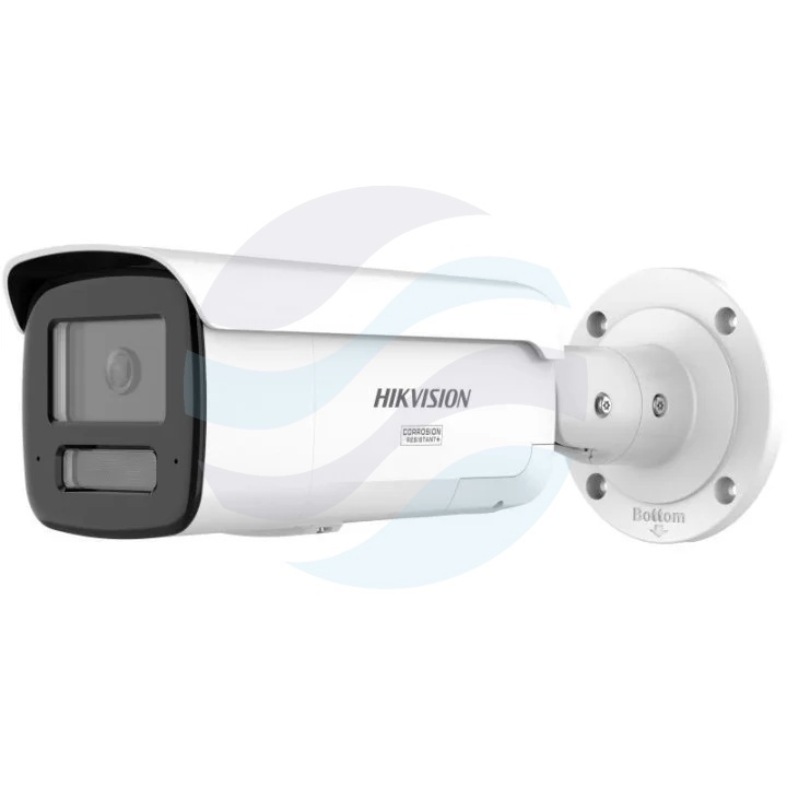 Hikvision DS-2CD2T126G3-IS2UY/SL (2.8mm) (eF) Kamera IP 12Mpix bullet 2.8mm, 0.0008lux, F1.6, DarkFighter, Live Guard, AcuSense, IP67, NEMA 4X, WDR 130dB, IR do 60m, 2x mikrofon, głośnik, alarm 1/1, mSD do 512GB, AI, biała 1
