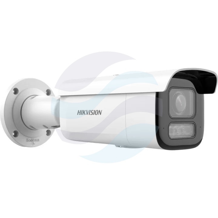 Hikvision DS-2CD26123G2-LIZS2UY/SL (2.8-12mm) Kamera IP 12Mpix bullet motozoom 2.8-12mm, 0.005lux, F1.2, Smart Hybrid Light, Live Guard, IP67, IK10, NEMA 4X, WDR 120dB, IR/LED do 60m, 2x mikrofon, głośnik, alarm 1/1, mSD do 512GB, AI, biała 1