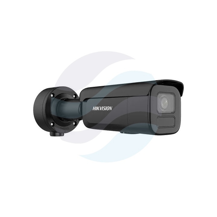 Hikvision DS-2CD2686G2HT-IZS (2.8-12mm) (eF) (BLACK) (PL) Kamera IP 8Mpix bullet motozoom 2.8-12mm, 0.0008lux, F1.2, DarkFighter, AcuSense, IP67, IK10, WDR 120dB, IR do 60m, audio 1/1, alarm 1/1, mSD do 512GB, czarna 1