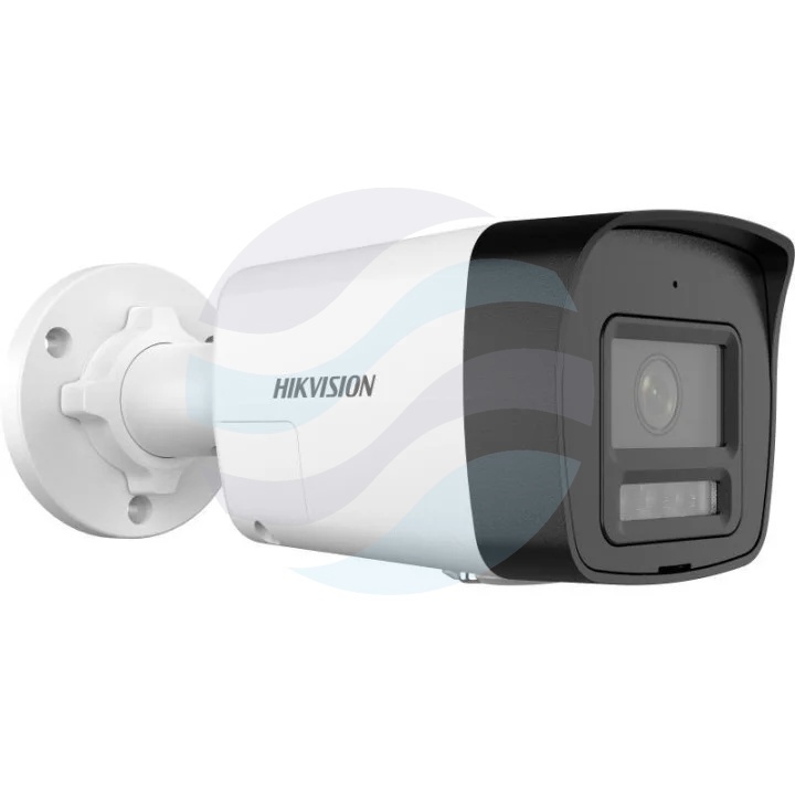Hikvision DS-2CD1023G2-LIUF/SL(2.8mm)(PL) Kamera IP 2Mpix bullet 2.8mm, 0.005lux, F1.6, Smart Hybrid Light, Live Guard, MD 2.0, DWDR, IR LED/LED biały do 30m, mSD do 512GB, mikrofon, głośnik, IP67, biała 1