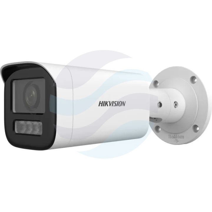 Hikvision DS-2CD1643G2-LIZU (2.8-12mm) Kamera IP 4Mpix bullet motozoom 2.8-12mm, 0.005lux, F1.6, Smart Hybrid Light, IP67, WDR 120dB, IR/LED do 50m, mikrofon, mSD do 512GB, AI, biała 1