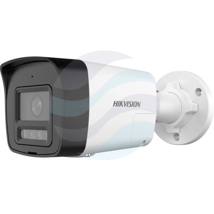 Hikvision DS-2CD1063G2-LIUF/SL (2.8mm) Kamera IP 6Mpix bullet 2.8mm, 0.005lux, F1.6, Smart Hybrid Light, Live Guard, IP67, WDR 120dB, IR/LED do 30m, mikrofon, głośnik, mSD do 512GB, AI, biała 1
