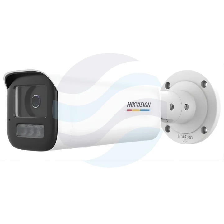 Hikvision DS-2CD1B47G3H-LIUF/SRB (2.8mm) (PL) Kamera IP 4Mpix bullet 2.8mm, ColorVu 3.0, Smart Hybrid Light, HikAI-ISP, Live Guard, IP67, WDR 120dB, IR/LED do 30m, mikrofon, głośnik, mSD do 512GB, AI, biała 1