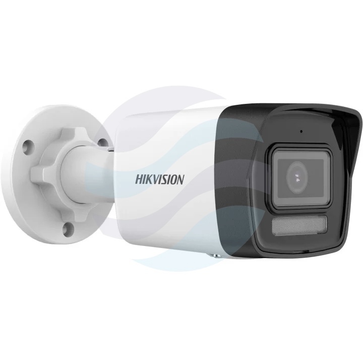 Hikvision DS-2CD1023G2-LIU(2.8mm)(PL) Kamera IP 2Mpix bullet 2.8mm, 0.005lux, F1.6, Smart Hybrid Light, MD 2.0, DWDR, IR LED/LED biały do 30m, mikrofon, IP67, biała 1
