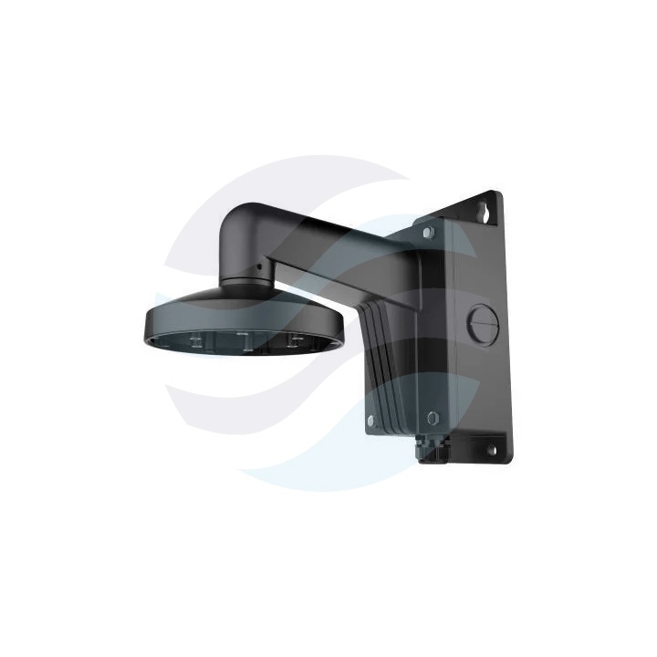 Hikvision DS-1473ZJ-155B(Black) Uchwyt ścienny do wybranych kamer kopułowych z hermetyczną puszką przyłączeniową, aluminium, Ø155×300×243mm, nośność 3kg, czarny 1