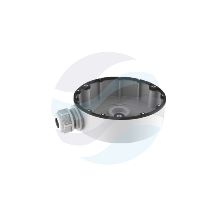 Hikvision DS-1280ZJ-DM8-Y Puszka przyłączeniowa do kamer, stop aluminium, 161.2×126.7×38mm, nośność ok. 3kg, biała 1