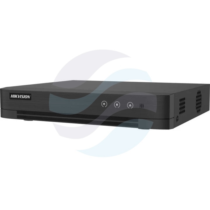 Hikvision DS-7208HGHI-M1/T Rejestrator 5w1 TurboHD, 8x kanał analogowy + 2x IP, do 10x IP po zastąpieniu kanałów analogowych, kamery IP max. 5Mpx, nagrywanie analogowe 1080p Lite, H.265 Pro+, Motion Detection 2.0, HDMI, VGA, 1x SATA do 4TB, audio po kablu 1