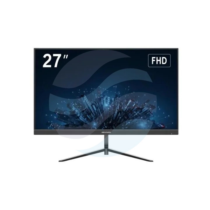 Hikvision DS-D5027F3-2P2S Monitor LED 27 Full HD 1920x1080, IPS, 100Hz, HDMI 1.4, VGA, Line In, głośniki 2x 2W, 300 cd/m², praca 24/7, czarny 1