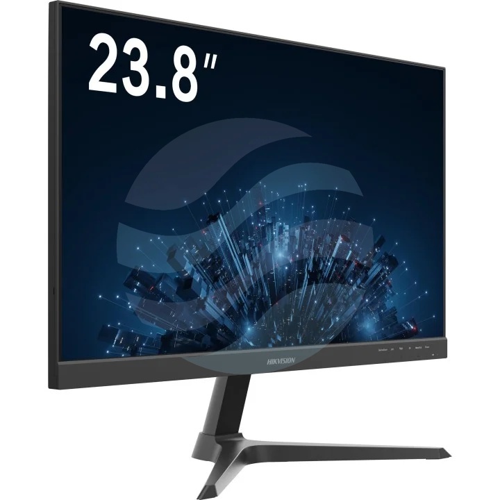 Hikvision DS-D5224F3-1V0SV/D Monitor sieciowy CCTV ze zintegrowanym dekoderem, praca 24/7, 23.8 Full HD 1920×1080 E-LED 60Hz, dekodowanie 16 kanałów 1080p/30 i pojedynczego obrazu do 32Mpx, H.265/H.264/Smart265/Smart264/MJPEG, HDMI, audio out, RJ45 Gigabi 1