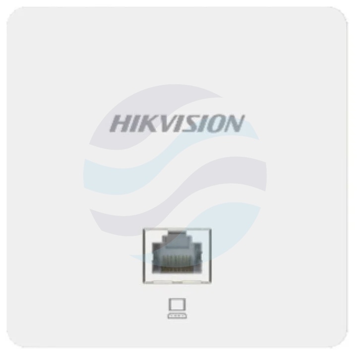Hikvision DS-3WAP521-SI Punkt dostępowy ścienny Wi-Fi 5 1200M, 802.11ac Wave 2, 2.4/5GHz, 2x Gigabit RJ45, PoE 802.3af/at, MU-MIMO, do 128 klientów, 86x86x35mm 1