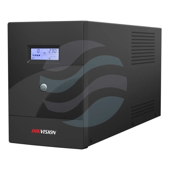 Hikvision DS-UPS3000-R/EU Zasilacz awaryjny UPS 3000VA/1800W, AVR, 4x Schuko, LCD, USB, 4x akumulator 12V/9Ah, czas transferu ≤10ms, symulowana sinusoida 1