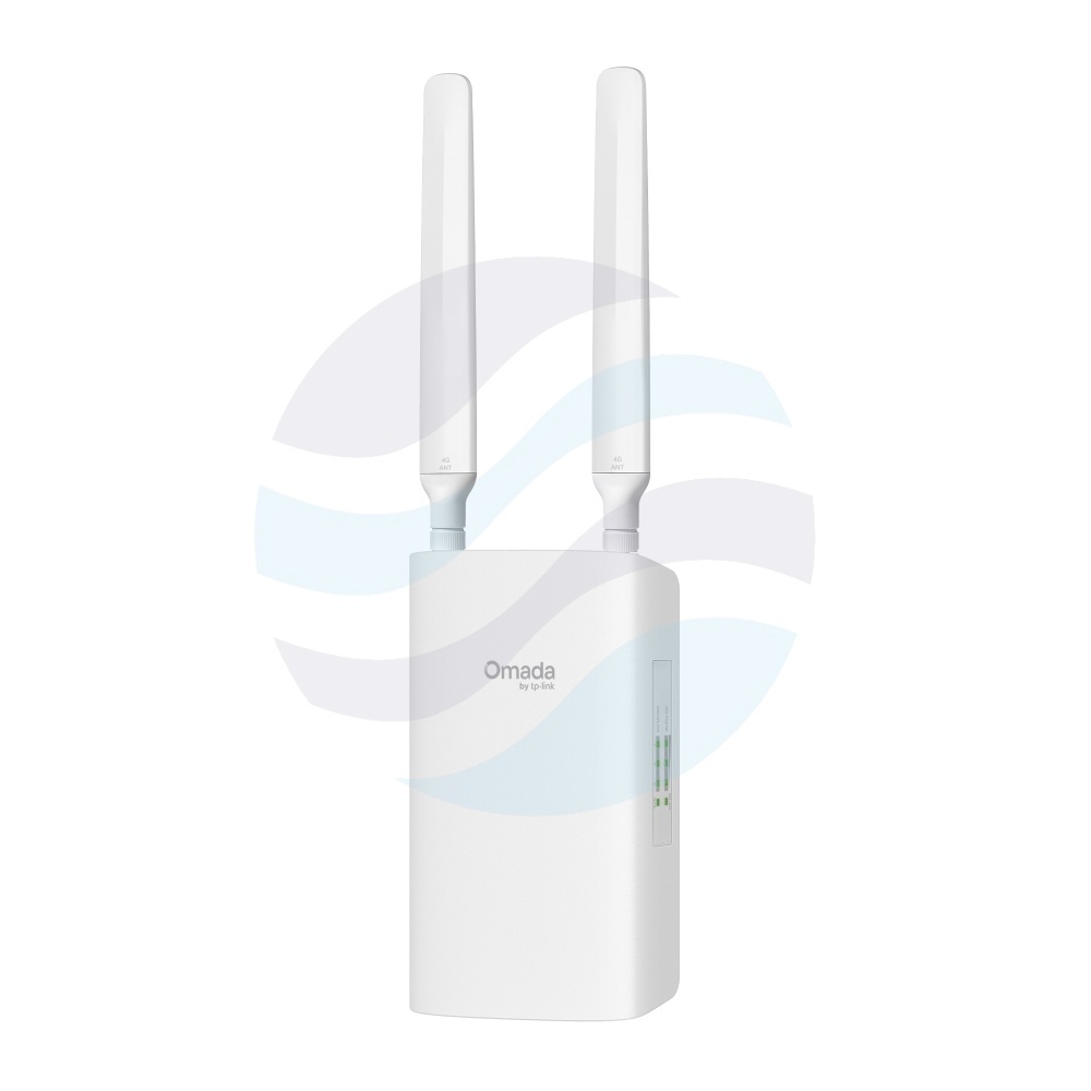 TP-Link ER603WP-4G-Outdoor Router zewnętrzny/wewnętrzny 4G Cat4 N300 Omada, 300 Mb/s 2,4 GHz, 3× WAN/LAN Gigabit (1× PoE IN, 2× PoE OUT), 1× Nano SIM, PoE 802.3af/at/bt, adapter PoE w zestawie, IP55 1