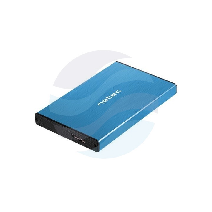 NATEC Rhino GO NKZ-1280 zewnętrzna obudowa dysku 2.5" SATA HDD/SSD, USB 3.0, niebieski 1