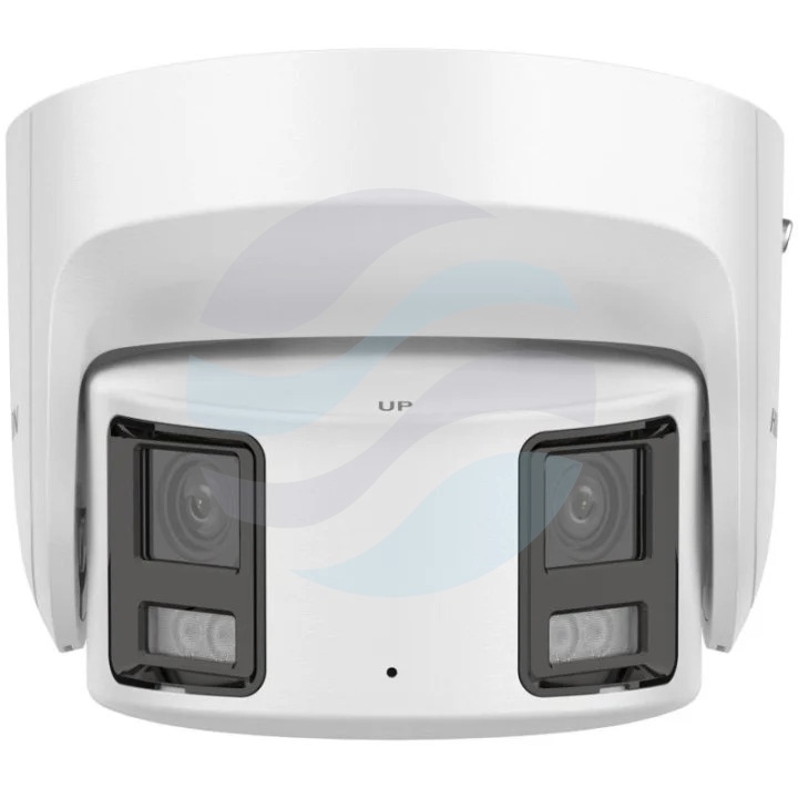 Hikvision DS-2CD2346G2P-ISU/SL (C) Kamera panoramiczna IP 4Mpix kopułka, 180°, IR 30m, AcuSense, DarkFighter, Live Guard, WDR 120dB, mSD 256GB, IP67, mikrofon, głośnik, AI 1