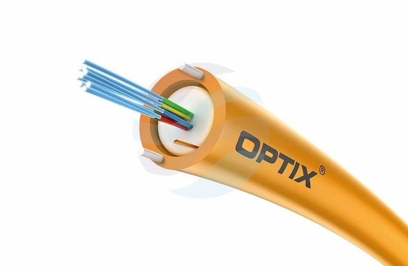 OPTIX FIBER Kabel światłowodowy DAC do ziemi Z-XOTKtcdDb SM 4J 9/125 G.652D TUBA 1.4/2.0mm, HDPE, 1200N, pomarańczowy 1
