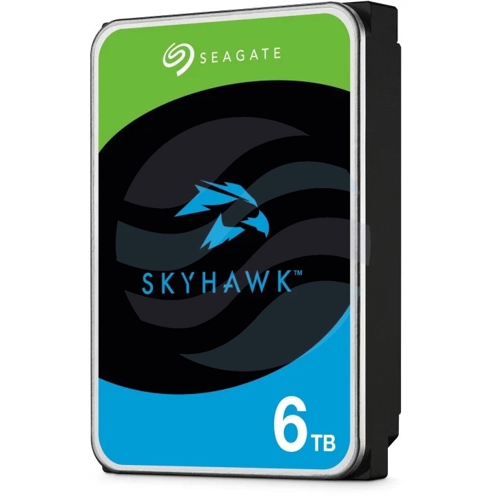 SEAGATE skyhawk 6 TB (ST6000VX009) Dysk CCTV do monitoringu 3.5" HDD, SATA III 6 Gb/s, 256 MB, 5900 obr./min 1