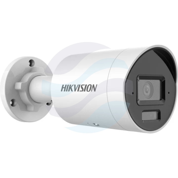 Hikvision DS-2CD2043G2-LI(2.8mm) Kamera IP 4Mpix bullet 2.8mm, 0.005lux, F1.6, Smart Hybrid Light, AcuSense, WDR 120dB, IR LED/LED biały do 40m, mSD do 512GB, IP67, biała 1