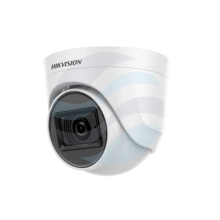 Hikvision DS-2CE76H0T-ITPFS (2.8mm) Kamera 4w1 TurboHD 5Mpix, kopułowa 2.8mm, TVI/AHD/CVI/CVBS, DWDR, IR 20m, audio 1
