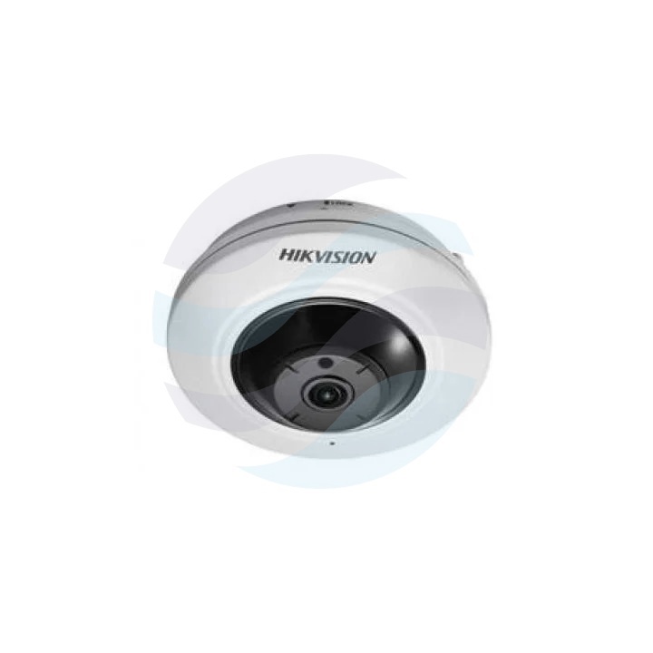 Hikvision DS-2CD2955G0-ISU (1.05mm) Kamera IP 5Mpix fisheye 1.05mm, Panoramiczna 360°, IP67, WDR 120dB, IR 8m, audio, mikrofon, mSD do 256GB, H.265+ 1