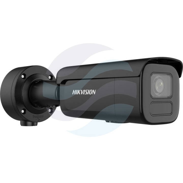 Hikvision DS-2CD2646G2HT-IZS (2.8-12mm) (eF) (BLACK) Kamera IP 4Mpix bullet 2.8-12mm, motozoom, ColorVu, AcuSense, IP67, WDR 120dB, IR do 60m, audio, IK10, czarna 1