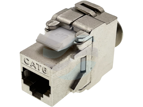 Q-LANTEC Moduł keystone RJ45 STP kat.6 beznarzędziowe ekranowane 1