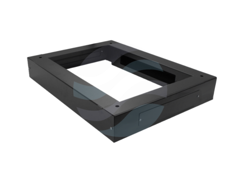 Q-LANTEC Cokół do szaf stojących 19", 800x1000mm wys. 100mm, czarny 1