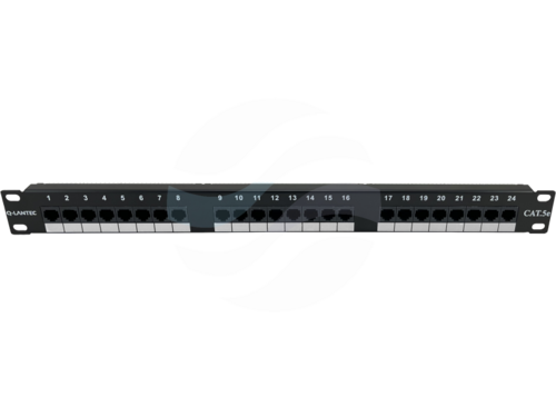 Q-LANTEC Patchpanel 1U 19" UTP 24-porty kat.5e LSA 1