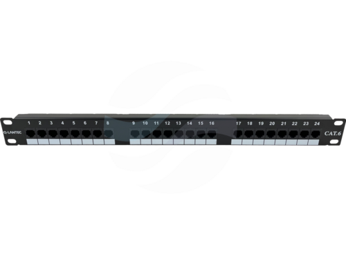 Q-LANTEC Patchpanel 1U 19" UTP 24-porty kat.6 LSA 1