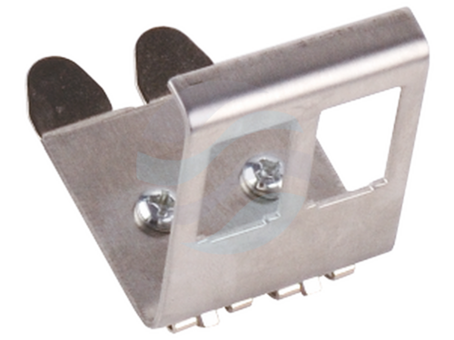 ALANTEC Adapter modułu keystone na szynę DIN (TS-35), 2-portowy, stal 1