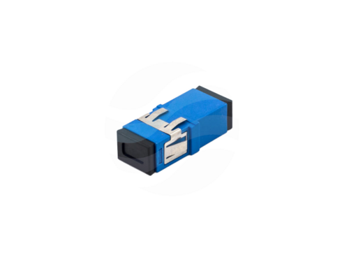 ALANTEC Adapter światłowodowy bezkołnierzowy SM OS2 SC/UPC simplex, niebieski 1