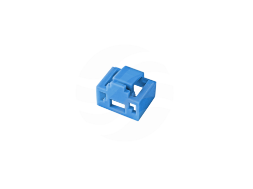 ALANTEC Blokada gniazda RJ45 przed nieautoryzowanym wpięciem, niebieska (opak. 24 szt. + klucz) 1
