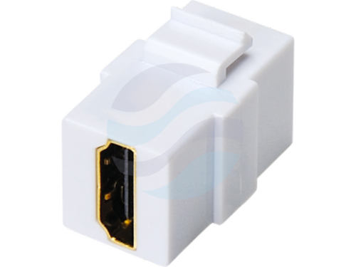 ALANTEC Gniazdo HDMI typu keystone (2x żeńskie), białe 1