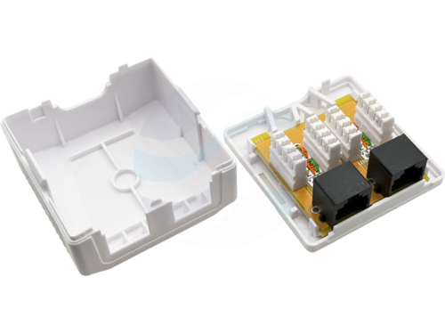 ALANTEC Gniazdo natynkowe 2xRJ45 UTP kat.6 1