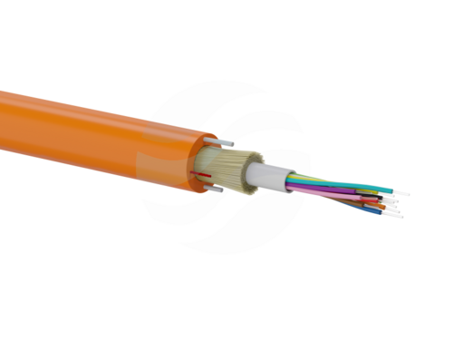 ALANTEC Kabel światłowodowy OS2 do ziemi DAC SM 8J 9/125 G652D, klasa Fca, 1200N, PE pomarańczowy 1